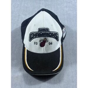 NBA Elevation Hat Unisex OSFM Black 2006 Miami Heat NBA Champions Finals Cap
